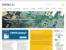 Tablet Screenshot of grupsertec.com